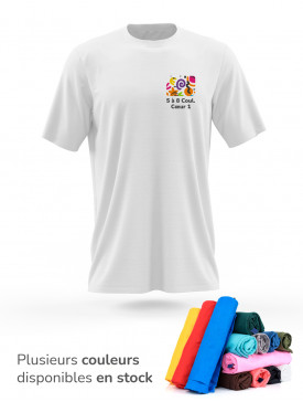 T-shirt 5 à 8 couleurs : Coeur