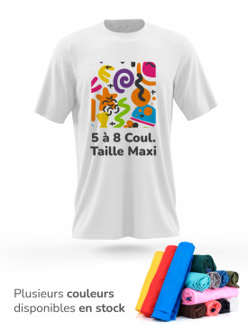 T-shirt 5 à 8 couleurs /...