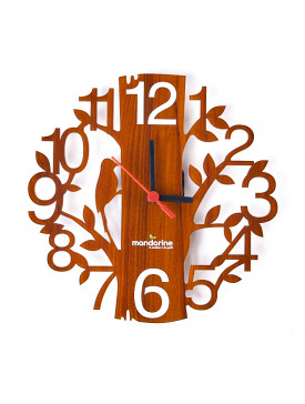 Horloge "Baobab" Bois