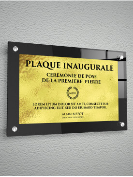 Plaque Polyester Or 02