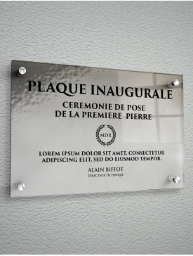 Plaque Polyester Argent 03