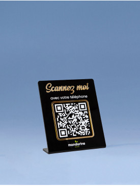 Presentoir QR / Black Gold M