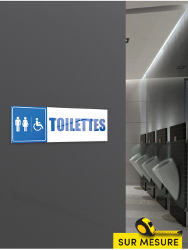 Plaque Toilettes L 01