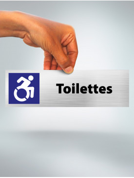 Plaque Toilettes Handicapé...