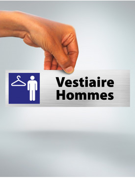 Plaque Vestiaire Hommes