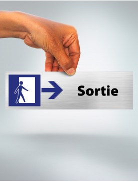 Plaque Sortie vers la Droite