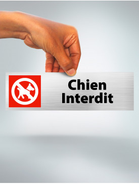 Plaque Chien Interdit