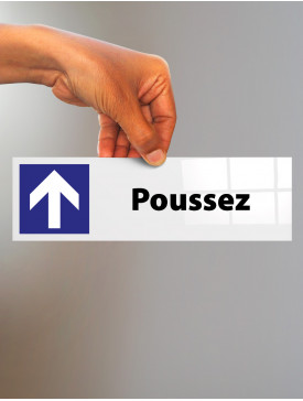 Plaques Poussez