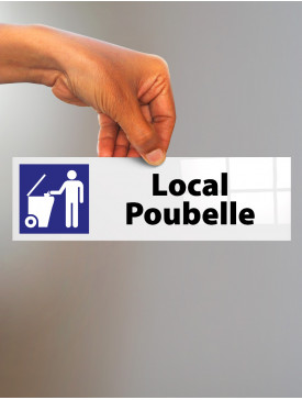 Plaques Local Poubelle