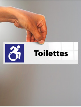 Plaque Toilettes Handicapé...