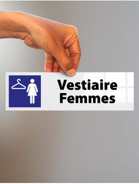 Plaque Vestiaire Femmes