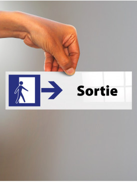 Plaque Sortie vers la Droite