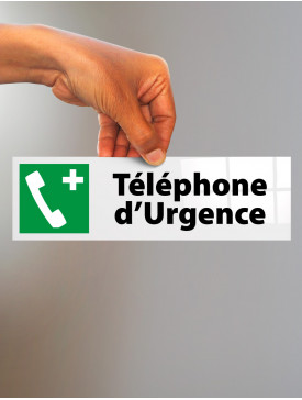 Plaque Téléphone d’Urgence