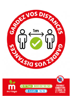 Gardez vos Distances 1m