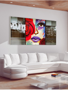 Tableau canvas 220 x 110 cm