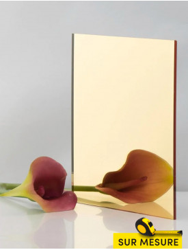 Plexi miroir Or