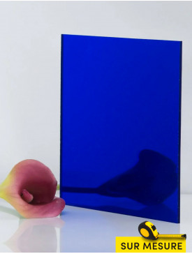 Plexi miroir Bleu