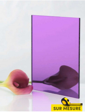 Plexi miroir Violet