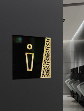 Toilettes hommes carré