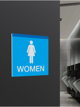 Plaque toilettes femmes