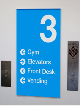 Plaque ascenseur