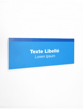 Plaque porte sans icône