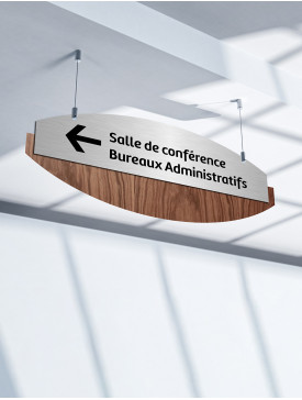 Plaque suspendue