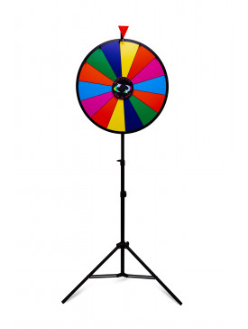 Roue de loterie avec trépied