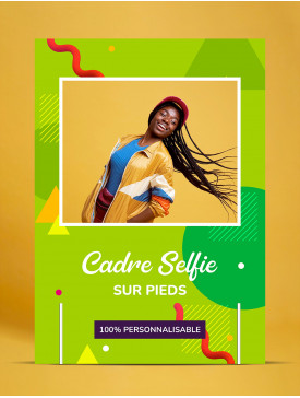 Cadre selfie sur pieds