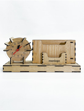 Support Bureau Multifonction en Bois
