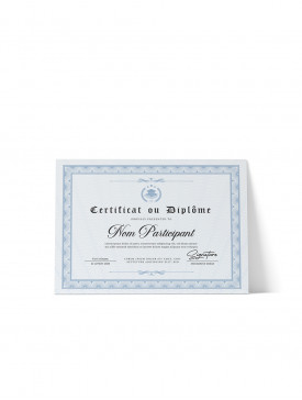 Diplôme Papier A4 05