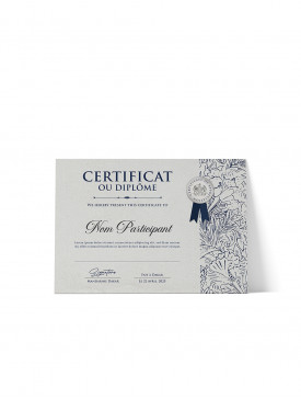 Diplôme Papier A4 06