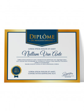 Diplôme Papier A3 03