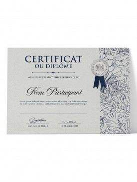 Diplôme Papier A3 06