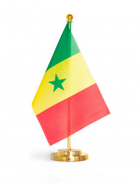 Drapeau de Table / Mât Doré PM