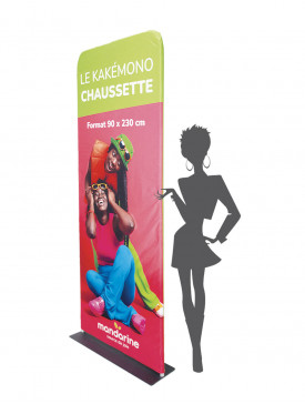 Le Kakémono Chaussette Tissu L