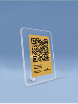 Mini Presentoir QR / Gold