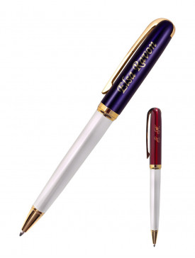 Stylo Soie Écarlate Bleue