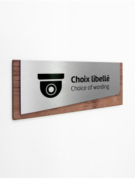 Porte simple avec icônes