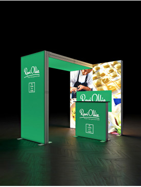 Stand lumineux 2 x 2,8 m