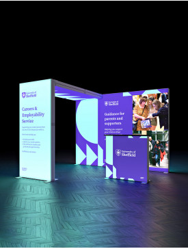 Stand lumineux 3 x 2,8 m