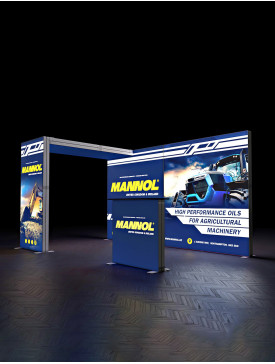 Stand lumineux 4 x 2,8 m