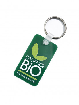 Porte-clés plexi vert