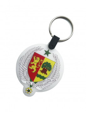 Porte-clés plexi blanc