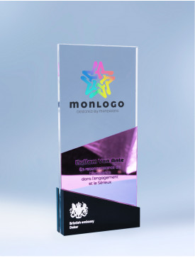 Trophée rectangulaire "Major"