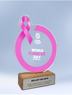 Trophée "acrylic" circulaire