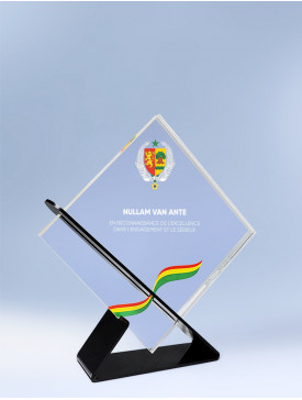 Trophée "acrylic" carré