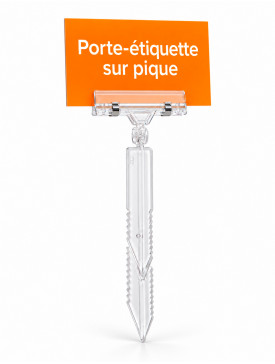 Pique porte-étiquettes