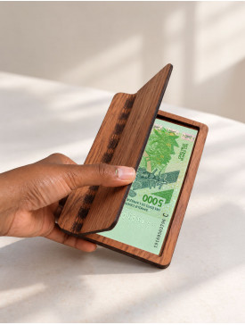Porte-addition en bois