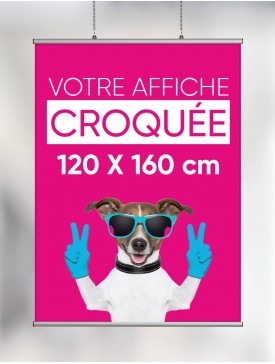 Affiche suspendue / 120 x...